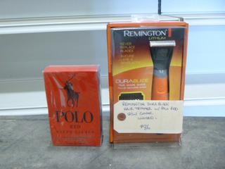 (1) Unused Remington Durablade Hair Trimmer w/ Unused Polo Red Cologne 125ml (G2)
