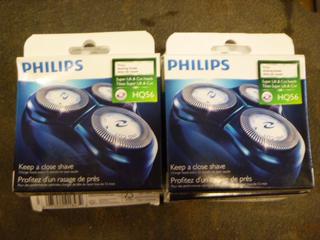 (8) Unused Philips LTQ56 Shaving Heads (G1)