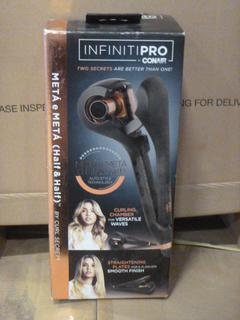 Unused Conair Infiniti Pro Half and Half Curling Chamber/Straightener