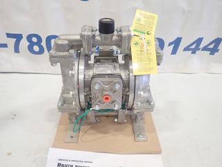 Unused Bruin Pumps Natural Gas Operated Diaphragm Pump 1/2 In. Size, Part G05B1ATTXNSX00, SN 1571323 (A2)
