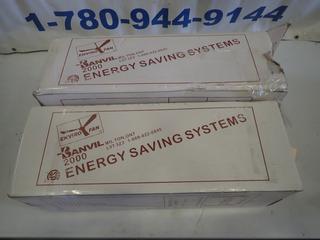 (2) Unused Banvil 2000 Energy Saving System Ceiling Fan, Model FP56-R, 56 In. Diameter