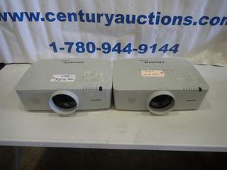 (2) Christie LW555 Projectors, SN 28113366, 28113035