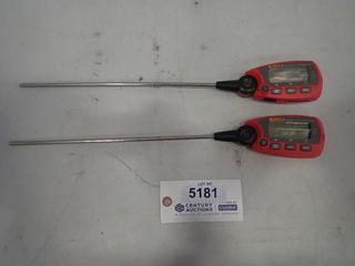 (2) Fluke Ex Stik Thermometers, Model  ISSIA (E-1) 