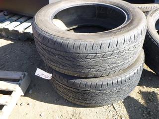 2) Continental Tires, Size P275/55R20, (1) Bridgestone Tire, Size P285/45R22, (1) Michelin Tire, Size P275/65R18, (1) Firestone Tire, Size LT275/702/R18