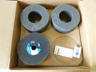 (3) Unused Norton Grinding Wheels, 3 In. x 3 1/2 In. x 1 1/4 In., Part 57A162-P5b-X348 (D1)