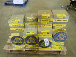 Qty of Unused KlingSpor Grinding Disks, 7 In. x 1/4 In. x 7/8 In. (T3-1)