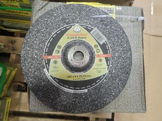 Qty of Unused KlingSpor Grinding Disks, 9 In. x 1/4 In. x 7/8 In., Part 13433 (T3-1)