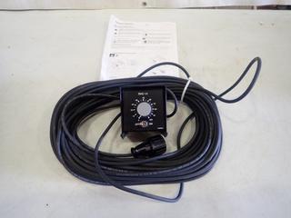 Unused Miller RHC-14 Welding Remote Hand Controller, SN MG19U, Includes 100 Ft. Cable (K2-1)