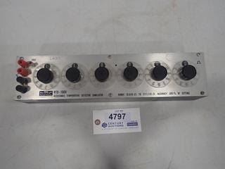 General Resistance Inc RTD-100X Resistance Temperature Detector Simulator, SN 3921 (K2-1)