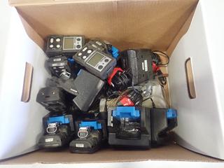 (8) Ventis MX4 Industrial Scientific Multi Gas Monitors c/w Accessories and Charger (K2-1)