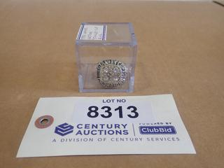 (1) 1988 Edmonton Oilers Wayne Gretzky Replica Stanley Cup Ring w/ Case (Upstairs)