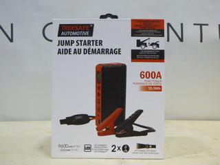 Unused Treksafe Automotive  Jump Starter, 600A Peak Power (C1)