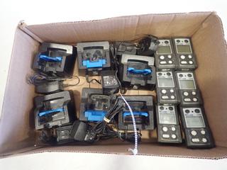 (6) Ventis MX4 Industrial Scientific Multi Gas Monitors c/w Accessories and Charger (D2)