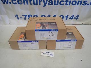 (3) Ventis MX4 Industrial Scientific Multi Gas Monitors Includes Accessories and Charger