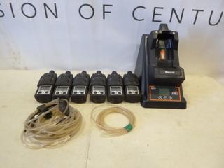 (6) Industrial Scientific MX4 Multigas Monitors w/ DSX Docking Station (R-3-3)