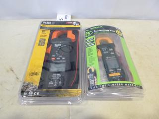 (1) Klein Tools Clamp Meter, Model CL600, (1) Greenlee Clamp Meter, Model CM-450 (D2)