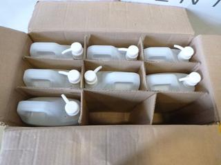 (7) Unused Synergy 1500ml Bottles of Hand Sanitizer  (R-3-3)