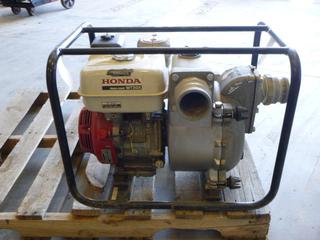 Honda 3 In. Trash Pump, Model WT30X (Row 1-2)