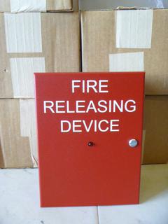 (6) Unused Simplex Fire Alarm Suppression Release Periph and Enclosure, PID 4090-9006, Part 0742990 (L-2-2)