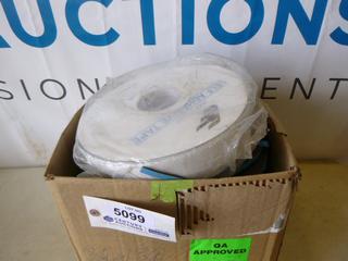 Box of Assorted Adhesive Foam Gaskets, Hook and Loop Adhesive Tape, Etc.(L-2-2)