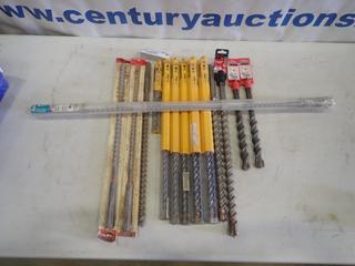 Qty of Unused SDM Max Hammer Drill Bits, Different Sizes (T4-1)