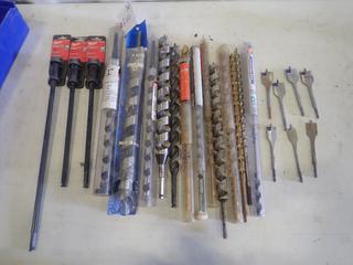 Qty of Wood Auger Drill Bits, 1/2 In. to 7/16 In. (N-4-1)