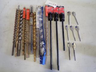 Qty of Wood Auger Drill Bits, 1/2 In. to 7/16 In. (N-4-1)