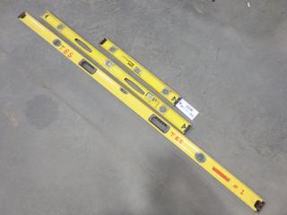 Stanley Levels, (1) 24 In., (1) 48 In. and (1) 72 In. (E-2)