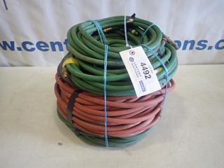 Qty of Assorted Powerweld Oxygen And Acetylene Hoses (K5-1)