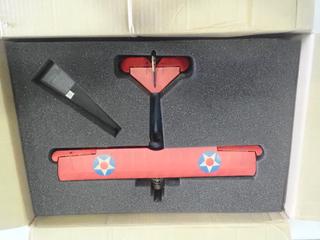 (1) AM Fokker D-VII-1918 Desktop Jenny Model Airplane c/w Stand (Upstairs)