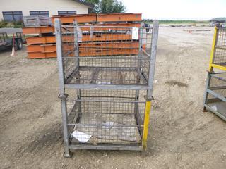 Metal Stacking Baskets, 41 In. x 34 In. x 33 In. (Row 2-1)