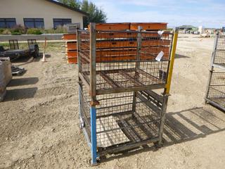 Metal Stacking Baskets, 41 In. x 34 In. x 33 In. (Row 2-1)