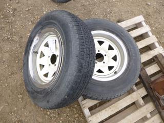 (2) Goodyear Marathon Radial Trailer Tires, ST205/75R15