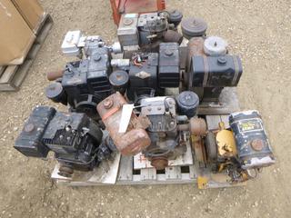 Pallet of Small Engines and Parts (Row 2-4)