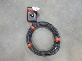 Lincoln Welder Remote, C/w 100 Ft of Cable (K-2-3)