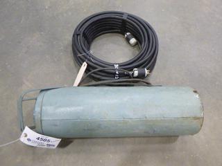 (1) 100 Ft. 3C #12 HD Extension Cord, C/w (1) Gullco Welding Rod Oven (K-2-3)