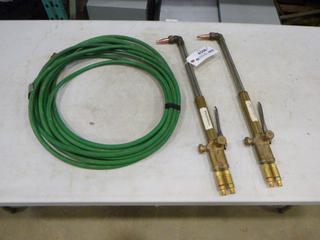 (2) Victor Cut off Torch for Oxygen / Acetylene (J3-3)