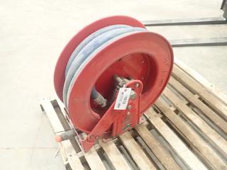 HD 50 Ft. Self Retracting Hose Reel, with 1 In. Hose (K1-1)