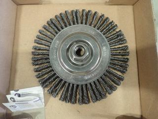 (5) Unused Flexo Vit 6 1/2 In. Wire Wheel Brushes, Part C1110 (D2)