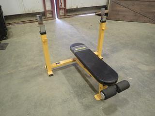 Powertec Work Bench, Adjustable Bar Height, Inclinable