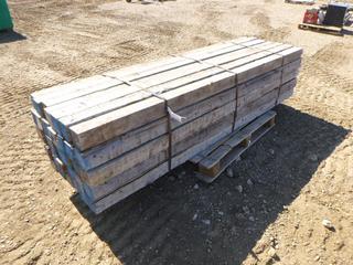 Approx. (34) Pieces of Lumber, 8 Ft. x 4 In. x 4 In. (NF-1)