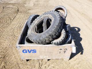 Qty of Assorted Tires, Assorted Sizes Includes, 16x5x10, 14x4 1/2x8, 700-12, 18x7-8 and More