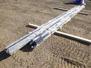 (3) Bundles Powder Coated Pipe, Second Runs, 21 Ft. x 1 5/8 In., Approx. 1250 Ft. *Note: Black In Colour* (NF-5)