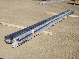 (1) Bundles Powder Coated Pipe, Second Runs, 21 Ft. x 1 5/8 In., Approx. 420 Ft.  *Note: Black In Colour* (NF-5)