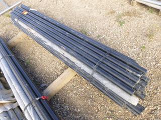 (29) Powder Coated Pipe. 2 3/8 In. x 8 Ft. 6 In. *Note: Black In Colour* (NF-5)