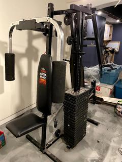 York Mega Max 3001 Butterfly And Vertical Arm Press Exercise Machine, *Note: Assembly Required*