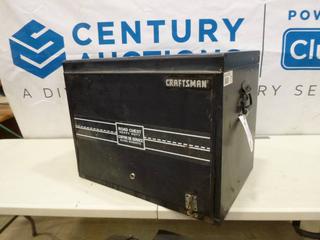 Craftsman Tool Box with 4 Drawers, 18 In. x 26 In. x 20 1/2 In. *Note: Missing a Drawer*