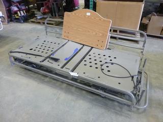 Hospital Bed/Cot *Note: Working Condition Unknown* (BLUE C-CAN)