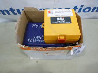 Assortment of UEI DMEG3 Insulation Resistance Tester, Westward Magnetic Base, Weldmuller Power Supply (K2-1)