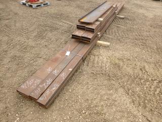 Recycled Rectangular Tubing - (2) 8 1/2 In. X 2 In. x 1/8 In. x 20 Ft., (8) 8 1/2 In. x 2 In. x 1/8 In. x 8 Ft. 6 In., (2) 5 1/4 In. x 2 In. x 1/8 In. x 20 Ft. , (2) 5 In. x 2 In. x 1/8 In. x 20 Ft., (6) Steel Plates 12 In. x 90 In. 1/8 In. (NF-2)